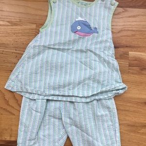 Bebe Mignon two piece sunsuit 2t